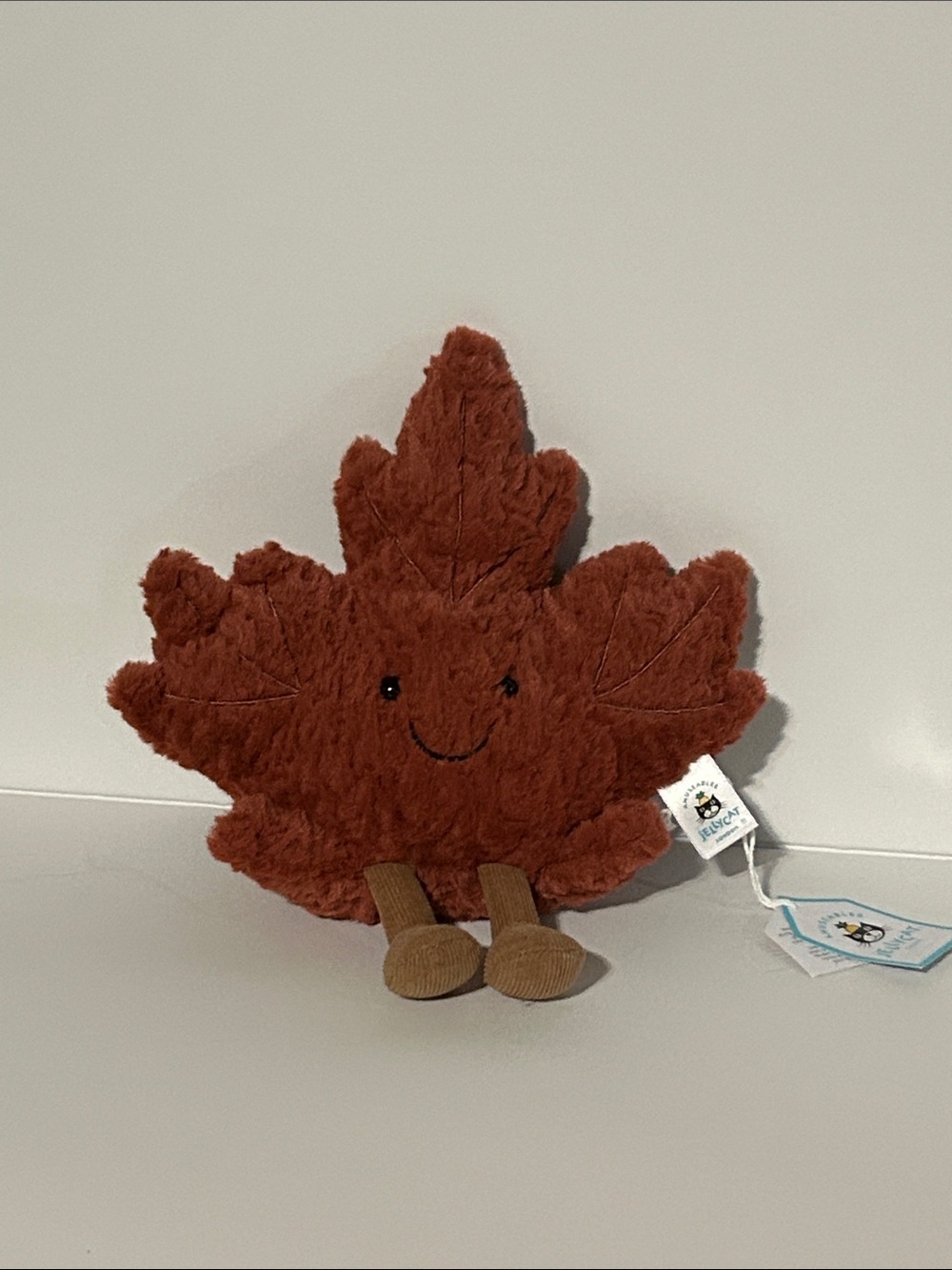 Very Rare/Jellycat CozyLeaf Plush Maple Leaf Plush Toy - Brown
